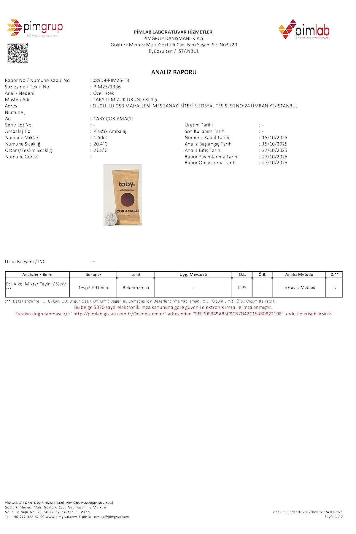 Çok Amaçlı-Alkol - Kapak